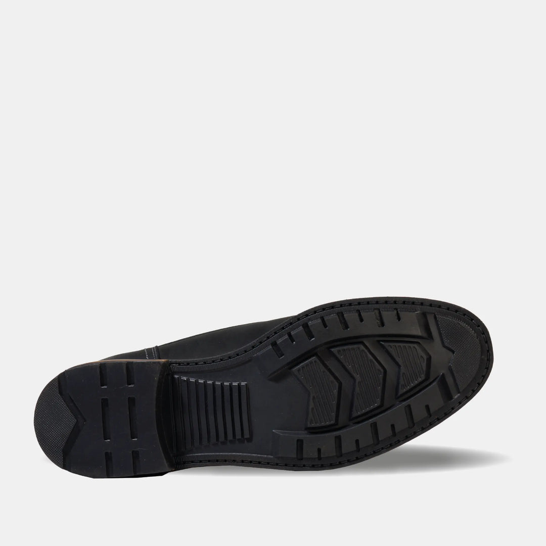 Botin Mid Cuero Hombre Torri - Negro
