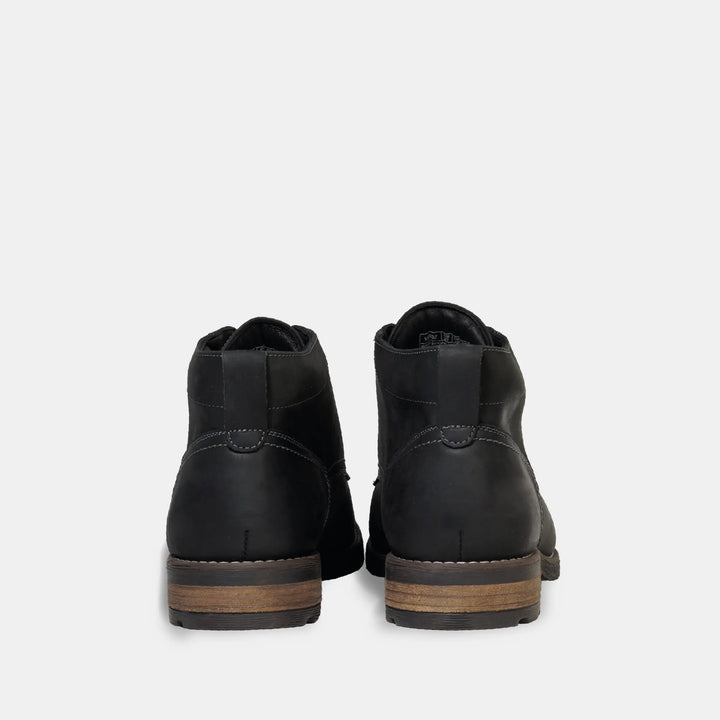 Botin Mid Cuero Hombre Torri - Negro