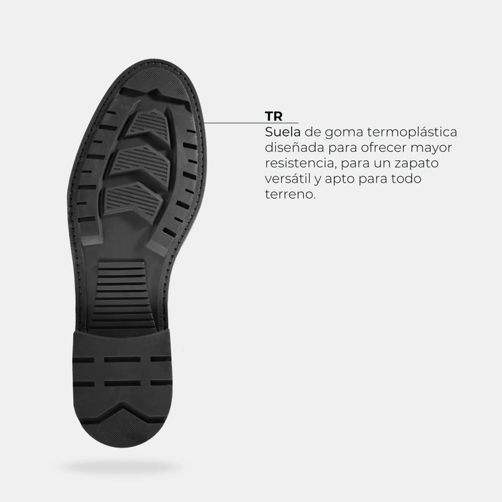 Botin Mid Cuero Hombre Torri - Negro