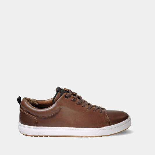 Zapatilla Cuero Hombre Rialto - Cafe