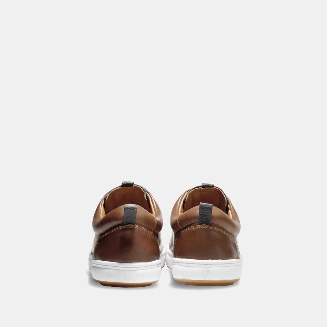 Zapatilla Cuero Hombre Rialto - Cafe