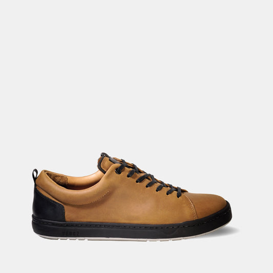 Zapatilla Cuero Hombre Rialto - Tabaco