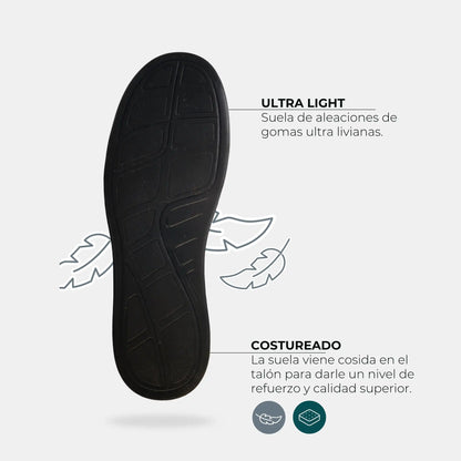 Zapatilla Cuero Hombre Trend Light - Tabaco