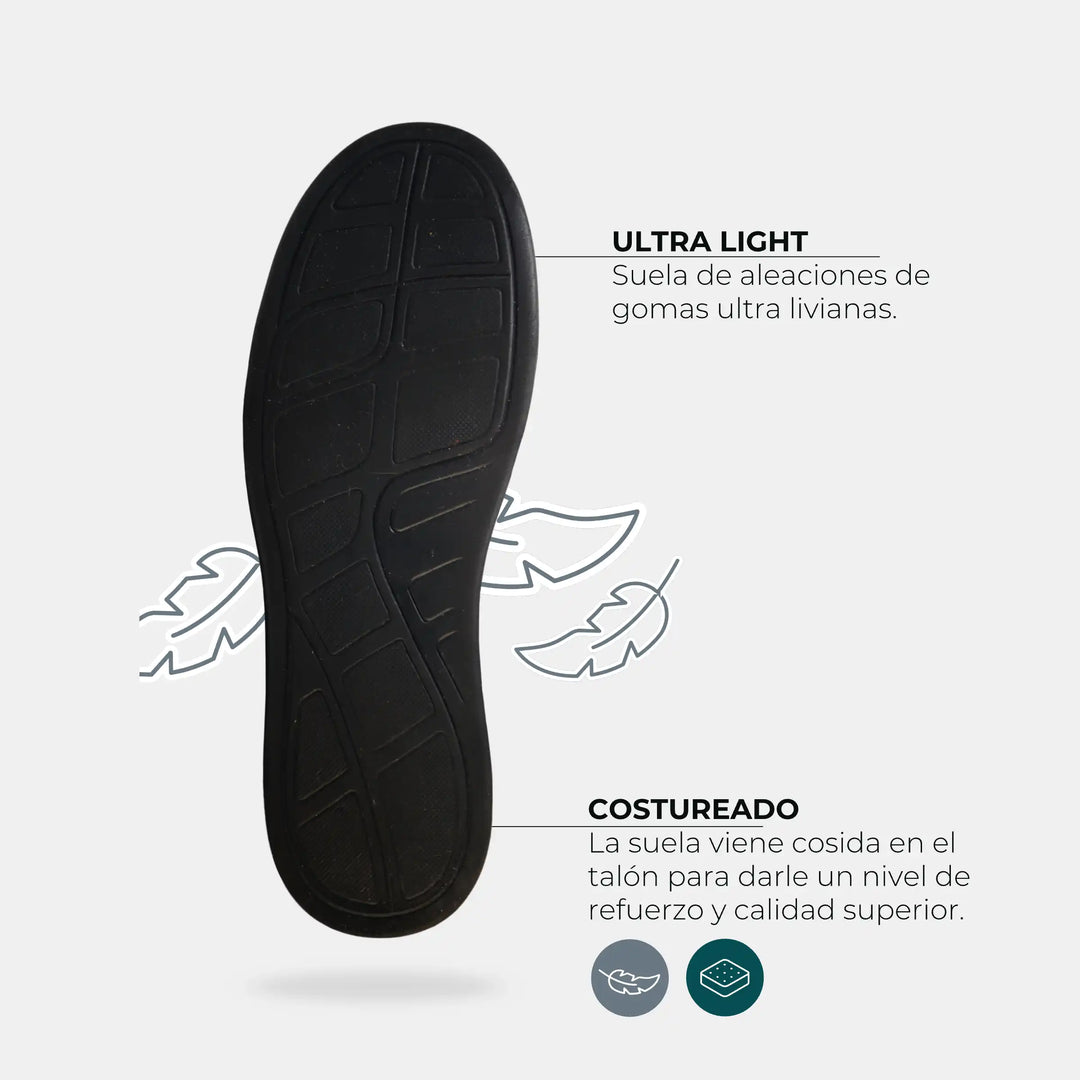 Zapatilla Cuero Hombre Trend Light - Tabaco