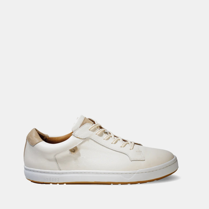 Zapatilla Cuero Hombre Vecchio - Blanco