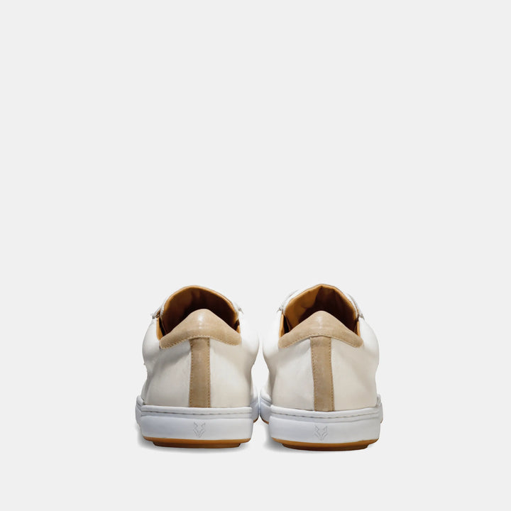 Zapatilla Cuero Hombre Vecchio - Blanco
