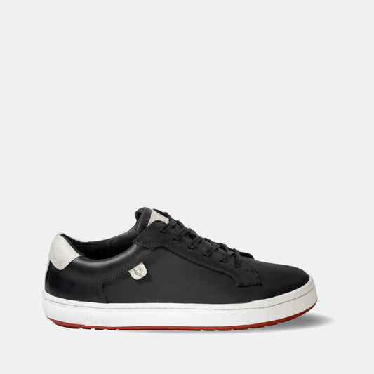 Zapatilla Cuero Hombre Vecchio - Negro