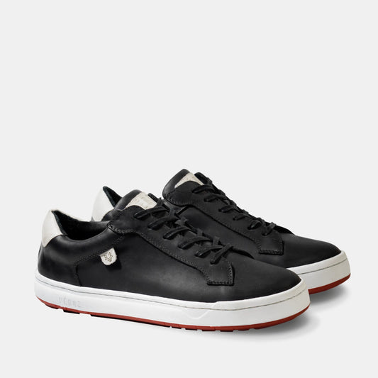 Zapatilla Cuero Hombre Vecchio - Negro