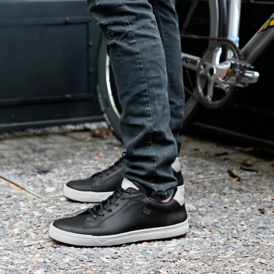 Zapatilla Cuero Hombre Vecchio - Negro