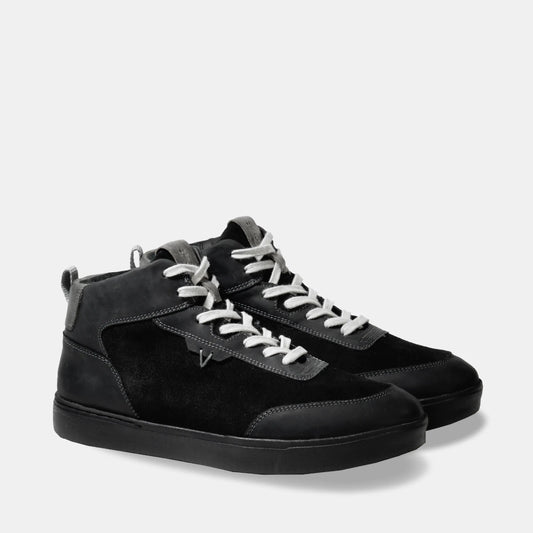 Zapatilla Mid Cuero Hombre Trend Mid Light - Negro