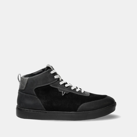 Zapatilla Mid Cuero Hombre Trend Mid Light - Negro