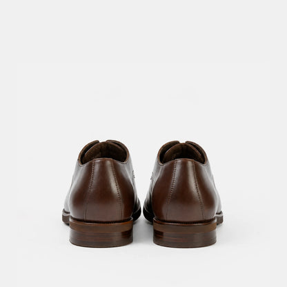 Zapato Cuero Hombre Manhattan Light - Cafe