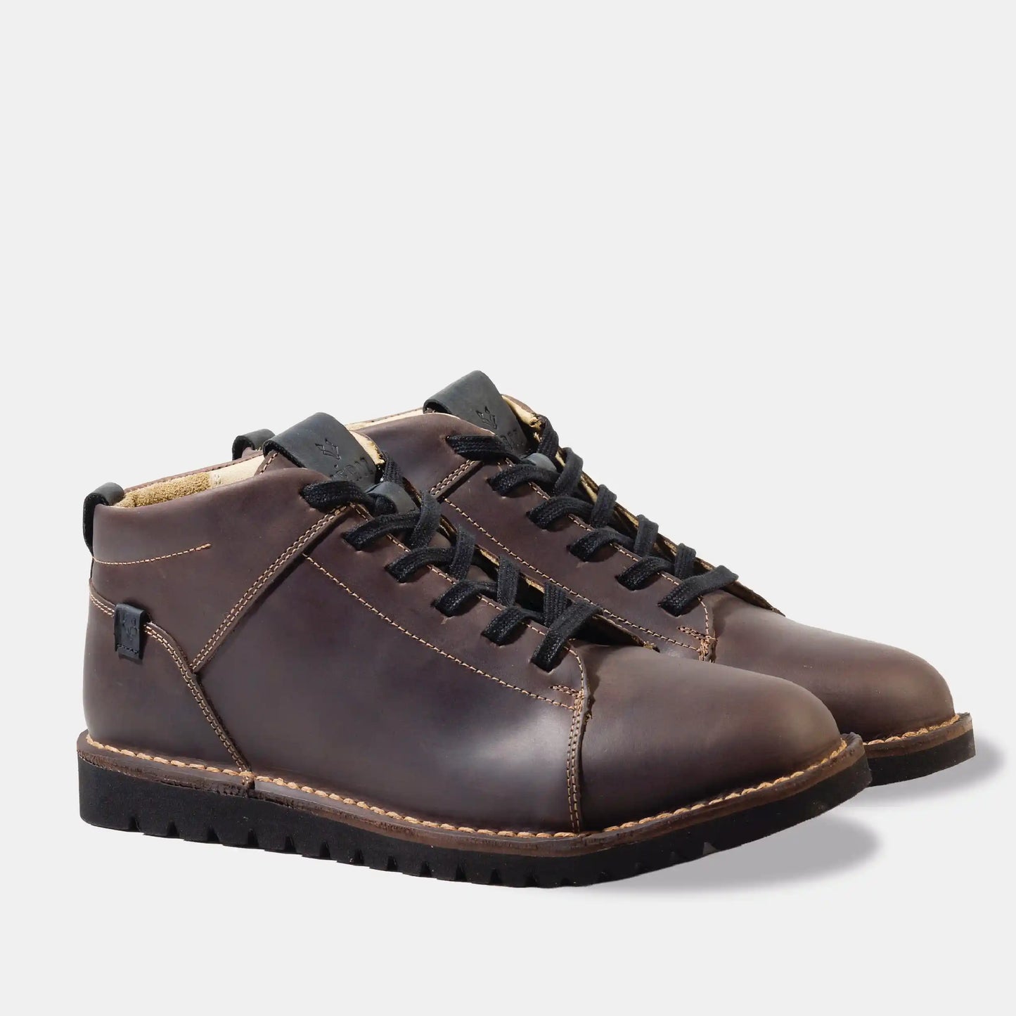 Zapato Mid Cuero Hombre Milenio Mid Light - Chocolate