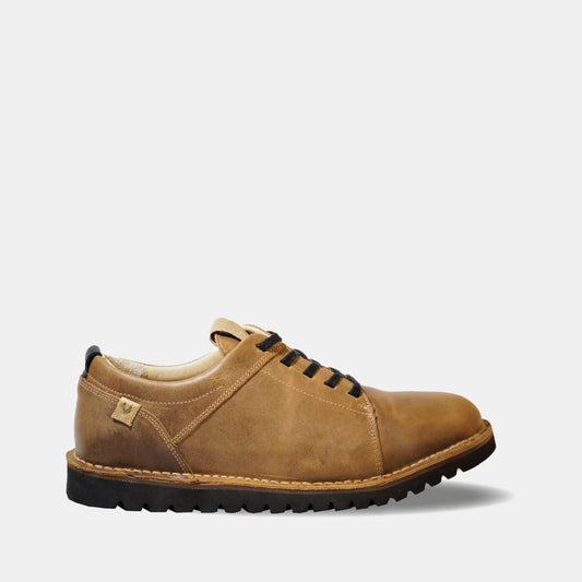 Zapato Cuero Hombre Milenio - Tabaco