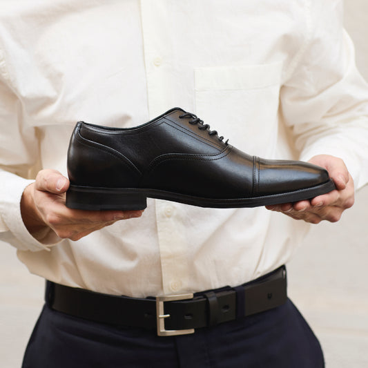 Zapato Cuero Hombre Vittorio - Negro