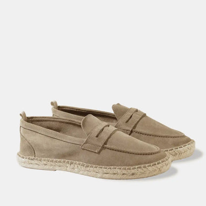 Alpargata Gamuza Hombre Espontas - Arena