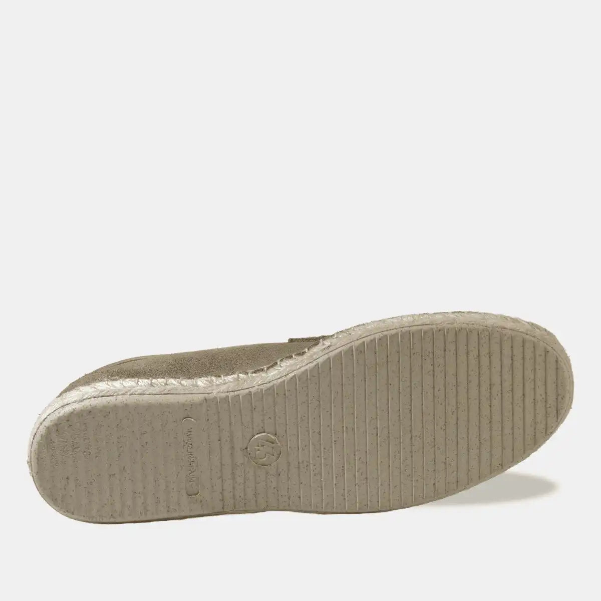 Alpargata Gamuza Hombre Espontas - Arena